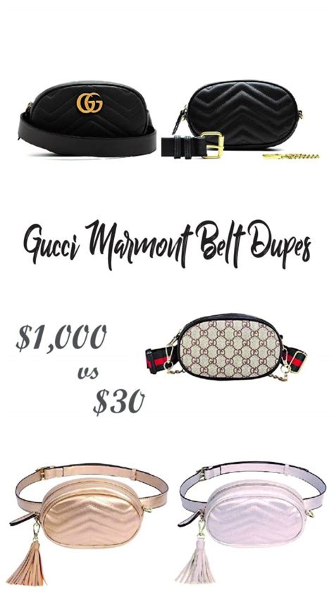 gucci belt bag dupe yesstyle|Top 6 Budget.